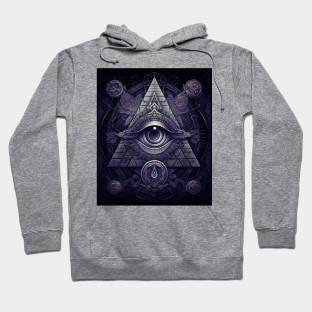 Eye Of Horus Hoodie by TooplesArt